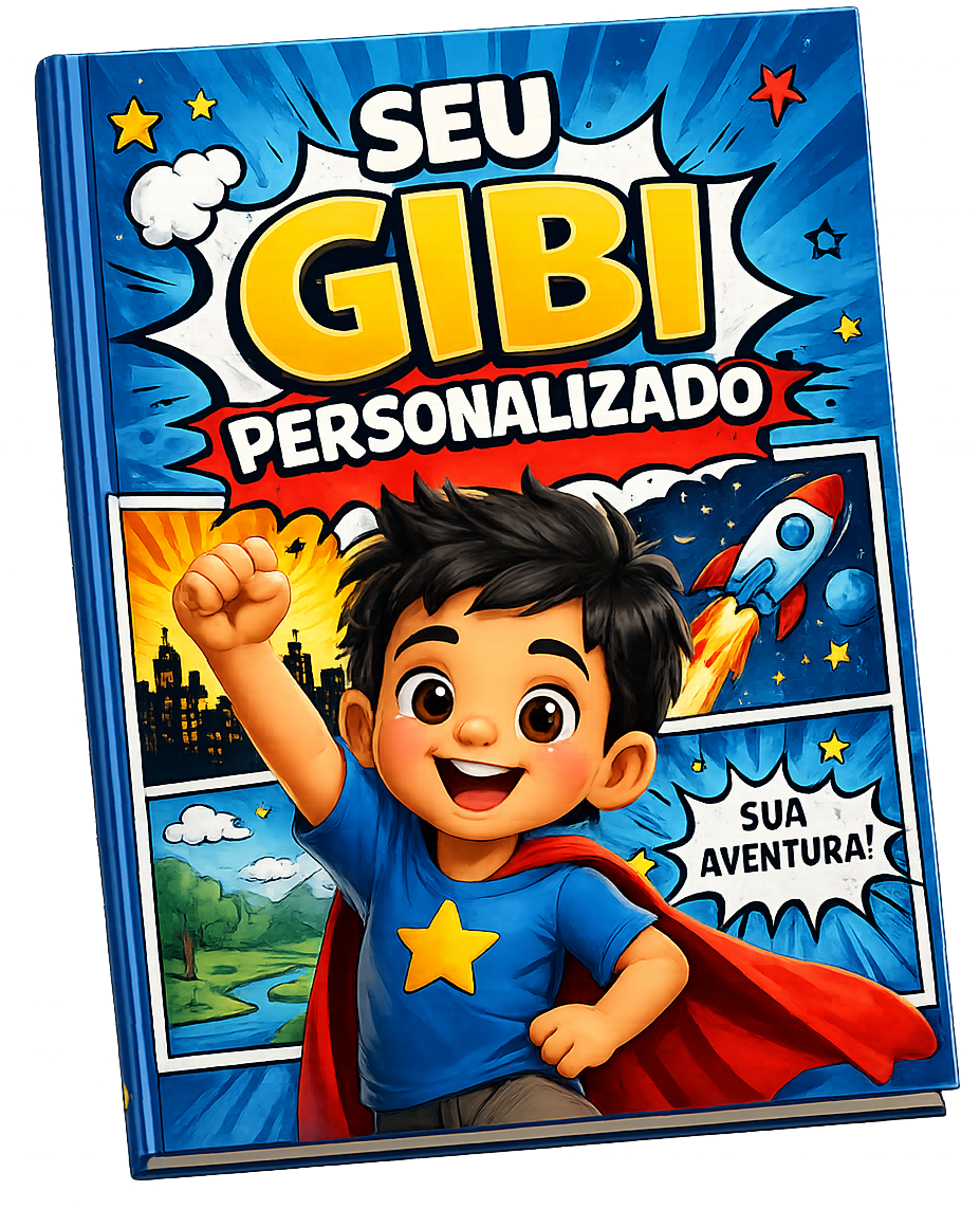 Capa do gibi personalizado As Aventuras de Pedro